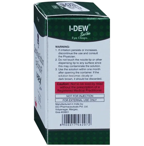 i dew soothe eye drops 10 ml